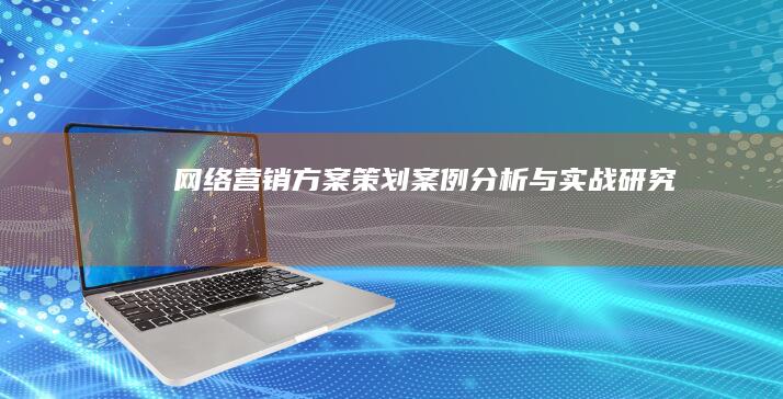 网络营销方案策划案例分析与实战研究